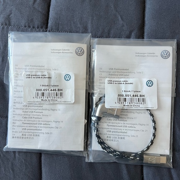 Volkswagen Cellphone Charger Cables - Picture 1 of 2